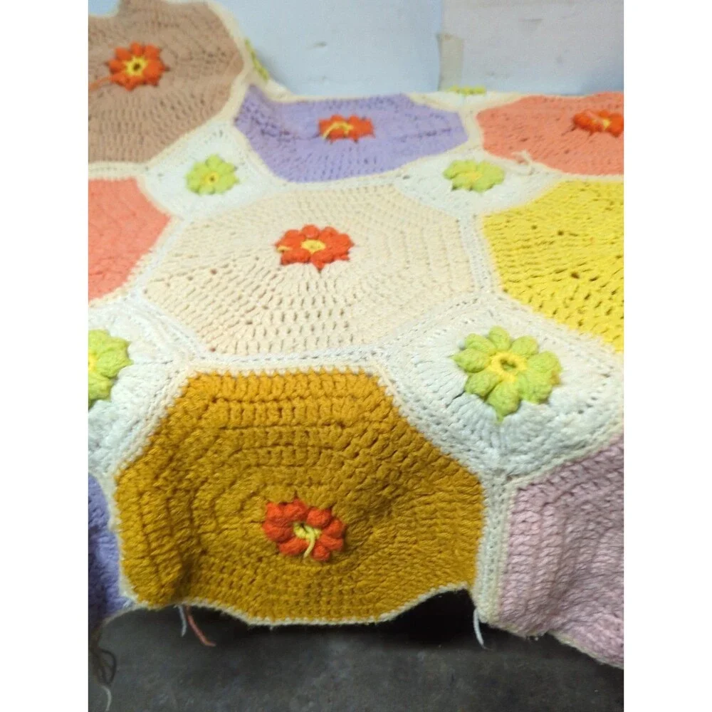 Handmade vintage knitted